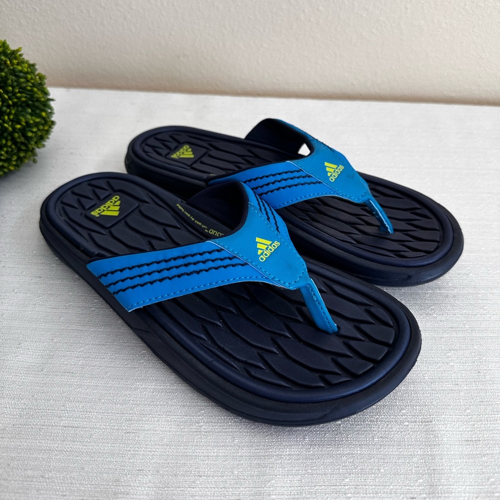 Adidas Blue Raggmo Flip Flop Thong Sandals Men’s 4